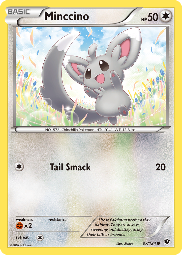 Minccino (87/124) [XY: Fates Collide] | Deep Dive Games St. Marys