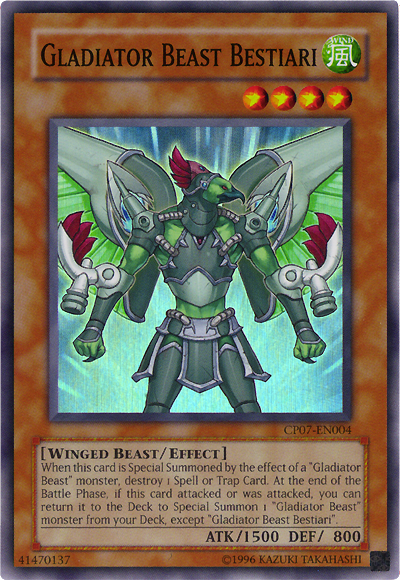 Gladiator Beast Bestiari [CP07-EN004] Super Rare | Deep Dive Games St. Marys