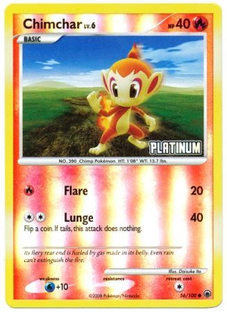 Chimchar (56/100) [Burger King Promos: 2009 Collection] | Deep Dive Games St. Marys