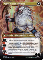 Ajani, Nacatl Pariah // Ajani, Nacatl Avenger (Borderless) (Textured Foil) [Modern Horizons 3] | Deep Dive Games St. Marys