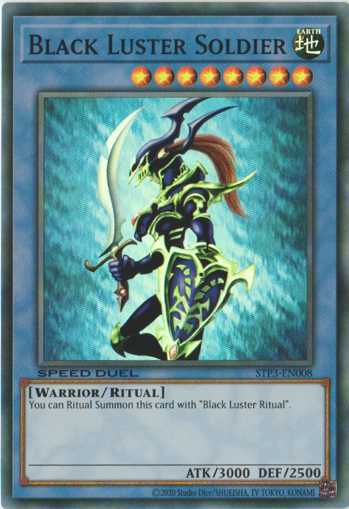 Black Luster Soldier [STP3-EN008] Super Rare | Deep Dive Games St. Marys