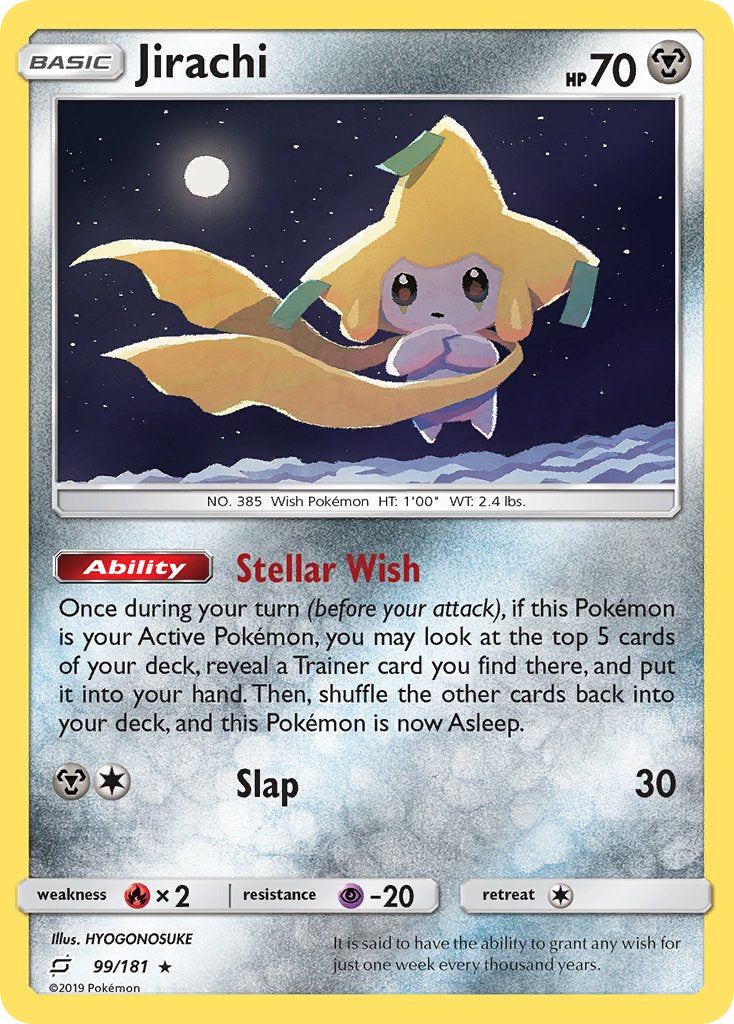 Jirachi (99/181) (Theme Deck Exclusive) [Sun & Moon: Team Up] | Deep Dive Games St. Marys