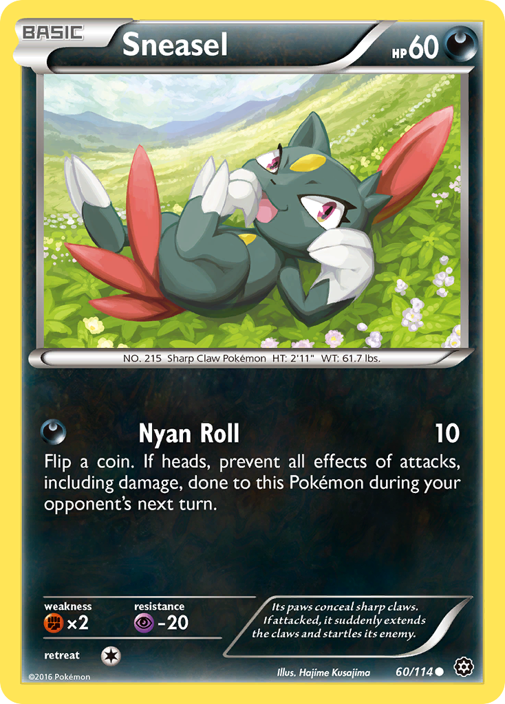 Sneasel (60/114) [XY: Steam Siege] | Deep Dive Games St. Marys