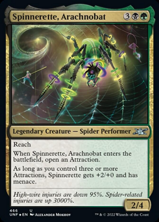 Spinnerette, Arachnobat (Galaxy Foil) [Unfinity] | Deep Dive Games St. Marys