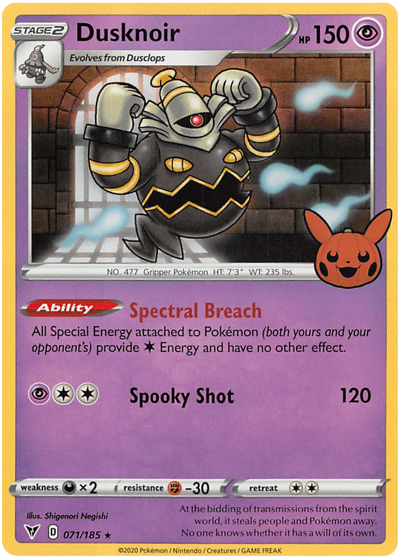 Dusknoir (071/185) [Trick or Trade 2023] | Deep Dive Games St. Marys