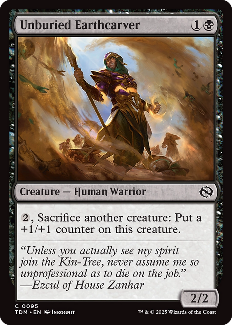 Unburied Earthcarver [Tarkir: Dragonstorm] | Deep Dive Games St. Marys
