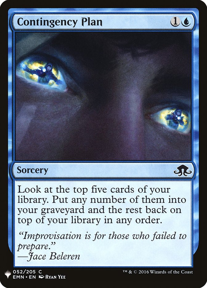 Contingency Plan [Mystery Booster] | Deep Dive Games St. Marys