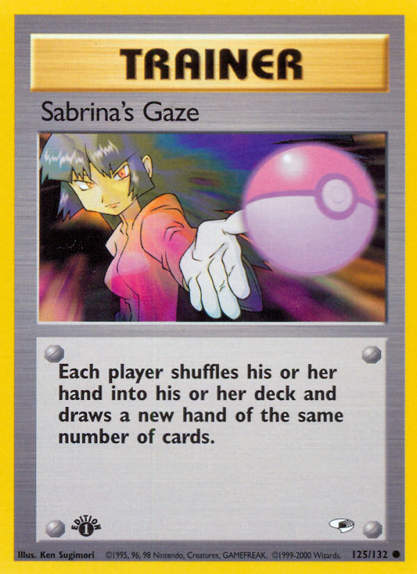 Sabrina's Gaze (125/132) [Gym Heroes 1st Edition] | Deep Dive Games St. Marys