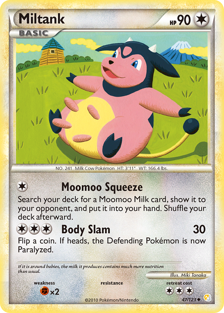 Miltank (47/123) [HeartGold & SoulSilver: Base Set] | Deep Dive Games St. Marys