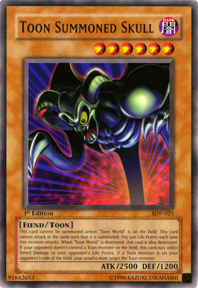 Toon Summoned Skull [SDP-021] Common | Deep Dive Games St. Marys
