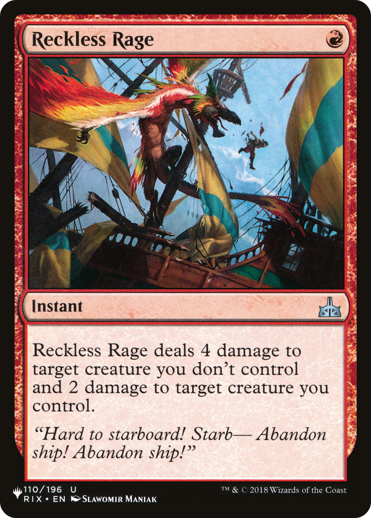 Reckless Rage [The List] | Deep Dive Games St. Marys