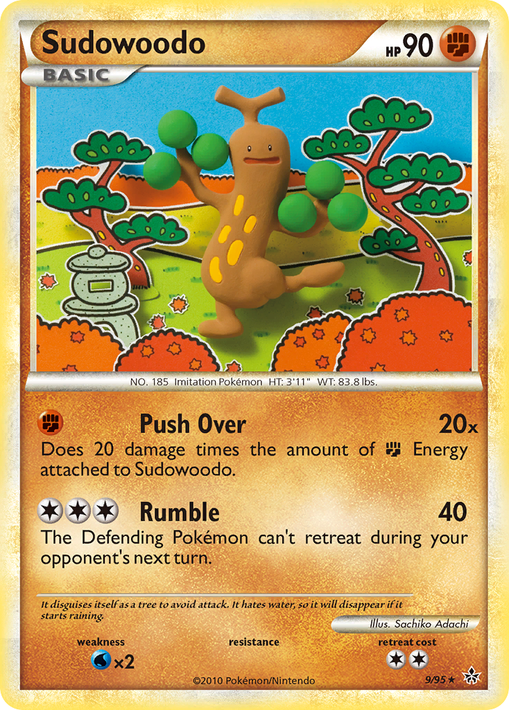 Sudowoodo (9/95) [HeartGold & SoulSilver: Unleashed] | Deep Dive Games St. Marys