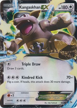 Kangaskhan EX (78/106) (Jumbo Card) [XY: Flashfire] | Deep Dive Games St. Marys
