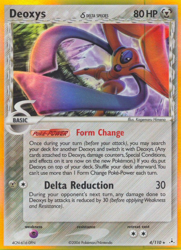 Deoxys (4/110) (Delta Species) [EX: Holon Phantoms] | Deep Dive Games St. Marys