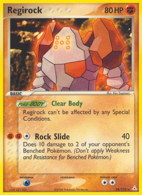 Regirock (28/110) [EX: Holon Phantoms] | Deep Dive Games St. Marys