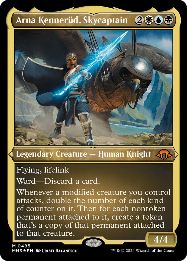 Arna Kennerud, Skycaptain (Foil Etched) [Modern Horizons 3] | Deep Dive Games St. Marys