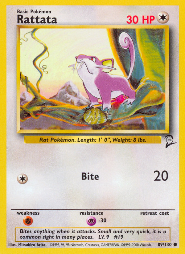 Rattata (89/130) [Base Set 2] | Deep Dive Games St. Marys