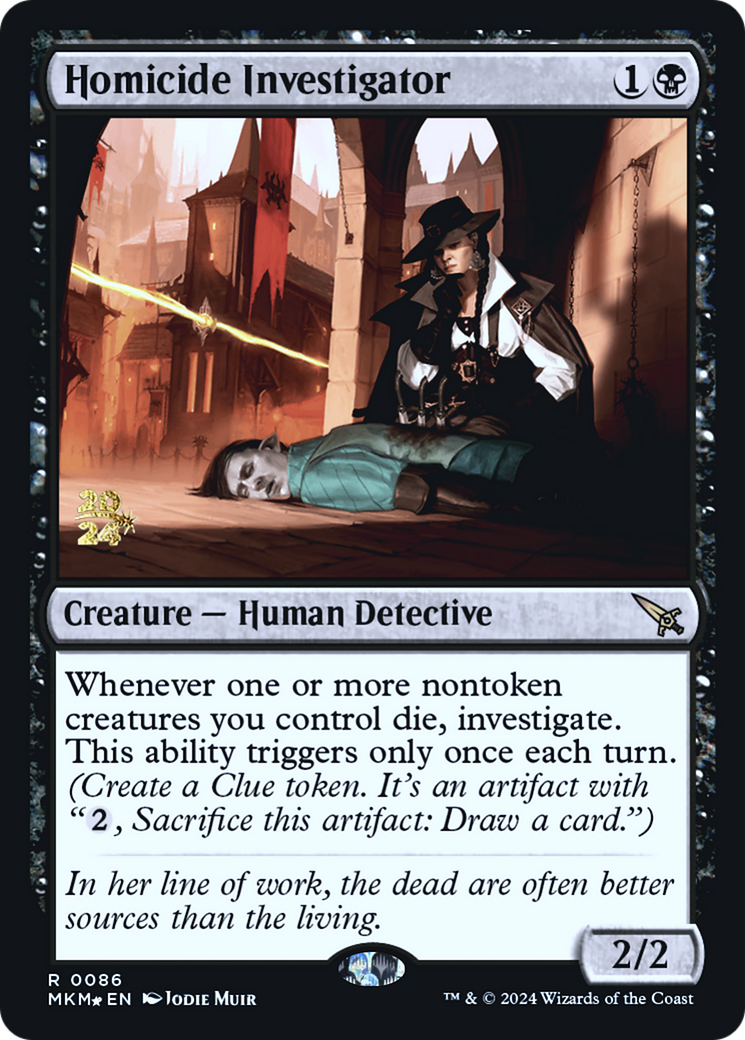 Homicide Investigator [Murders at Karlov Manor Prerelease Promos] | Deep Dive Games St. Marys