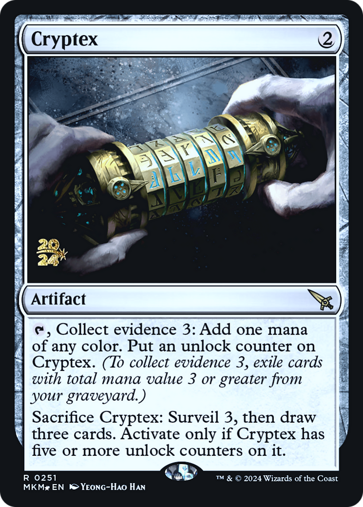 Cryptex [Murders at Karlov Manor Prerelease Promos] | Deep Dive Games St. Marys