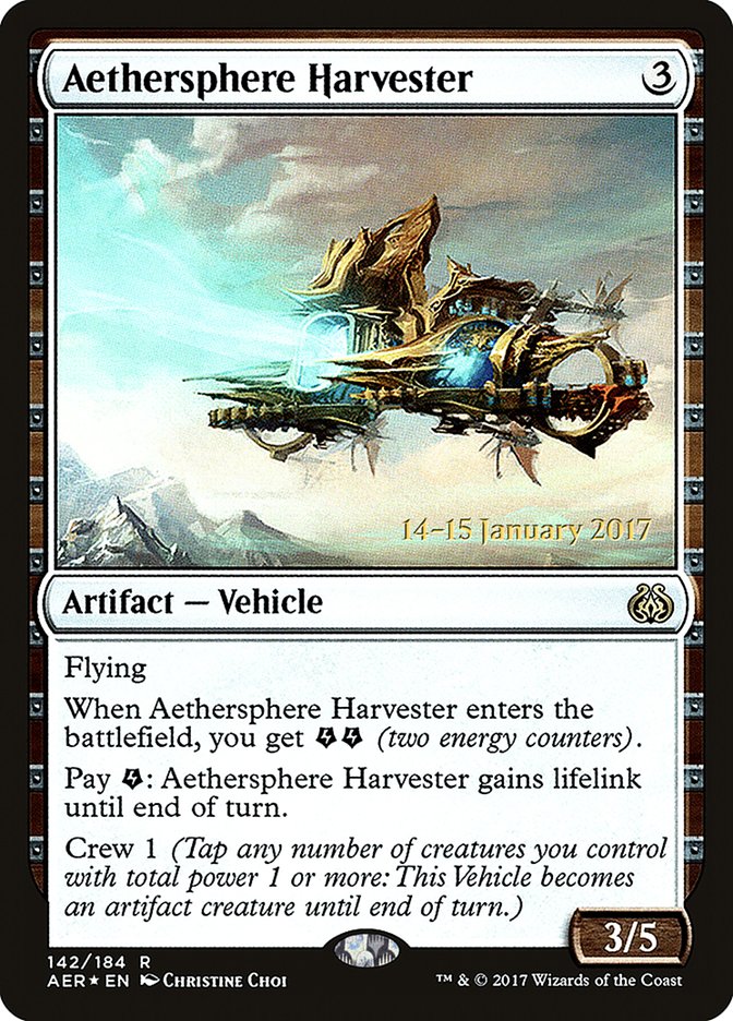 Aethersphere Harvester [Aether Revolt Prerelease Promos] | Deep Dive Games St. Marys