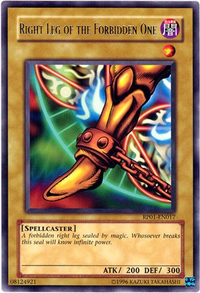 Right Leg of the Forbidden One [RP01-EN017] Rare | Deep Dive Games St. Marys