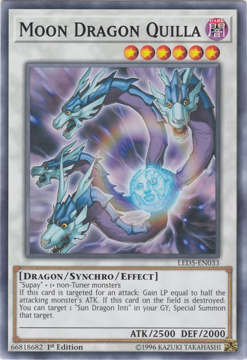 Moon Dragon Quilla [LED5-EN033] Common | Deep Dive Games St. Marys