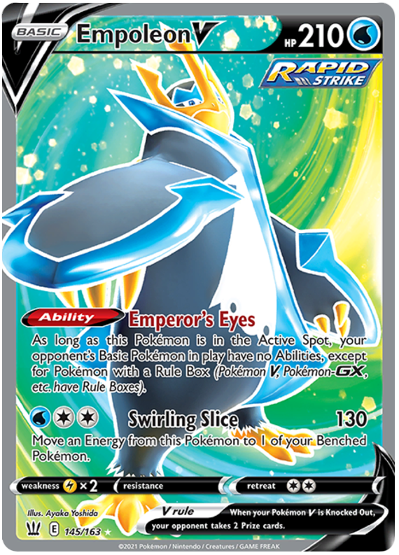 Empoleon V (145/163) [Sword & Shield: Battle Styles] | Deep Dive Games St. Marys