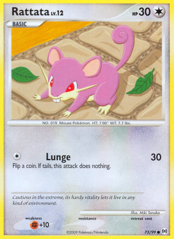 Rattata (73/99) [Platinum: Arceus] | Deep Dive Games St. Marys