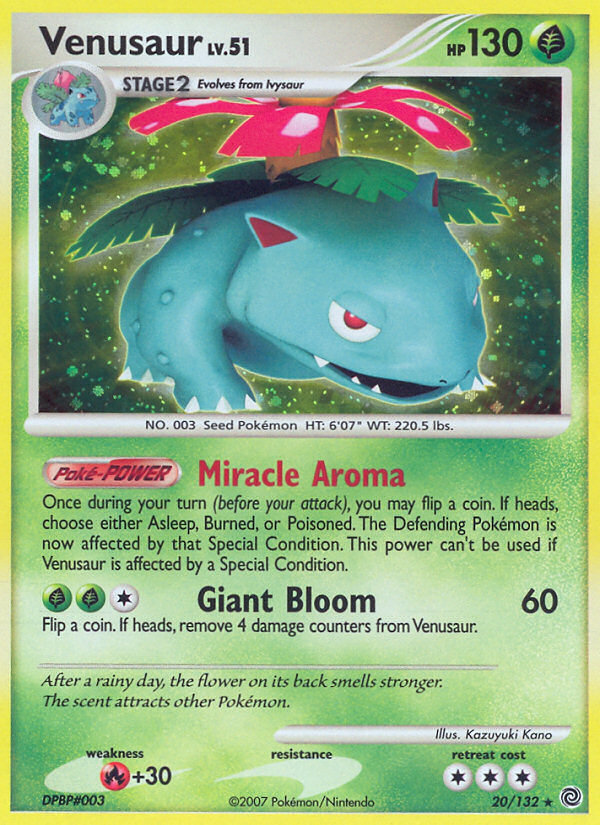 Venusaur (20/132) [Diamond & Pearl: Secret Wonders] | Deep Dive Games St. Marys