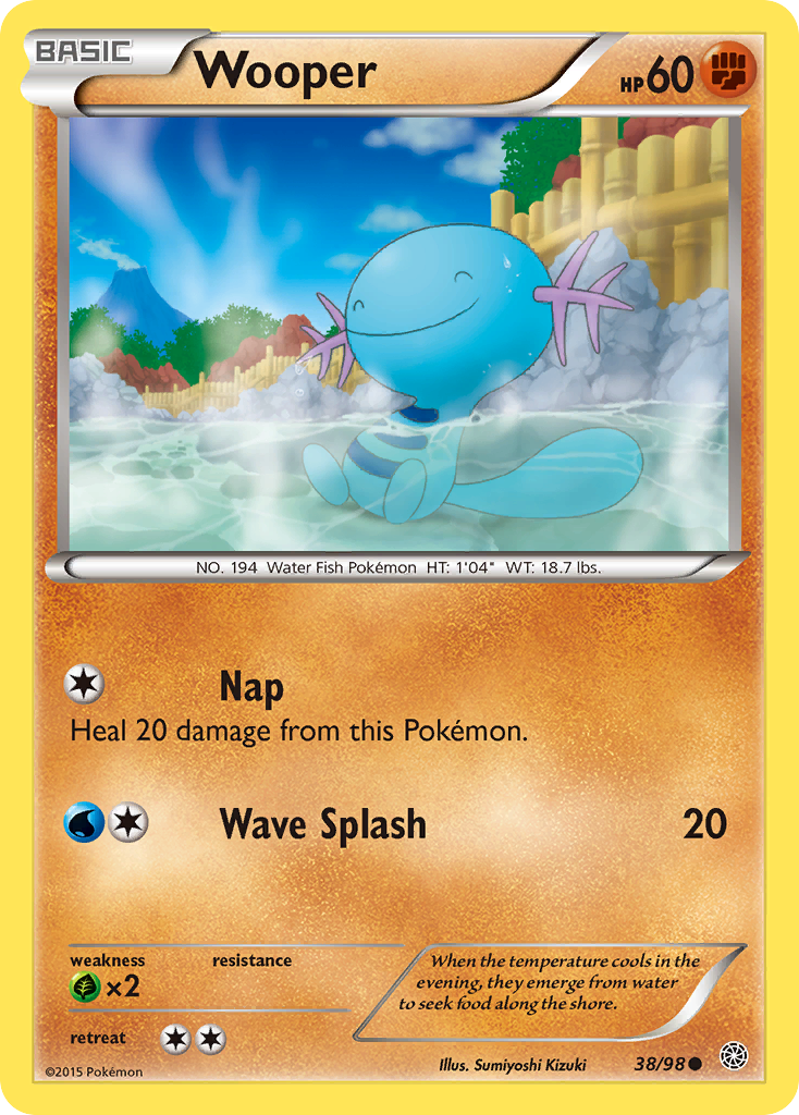 Wooper (38/98) [XY: Ancient Origins] | Deep Dive Games St. Marys