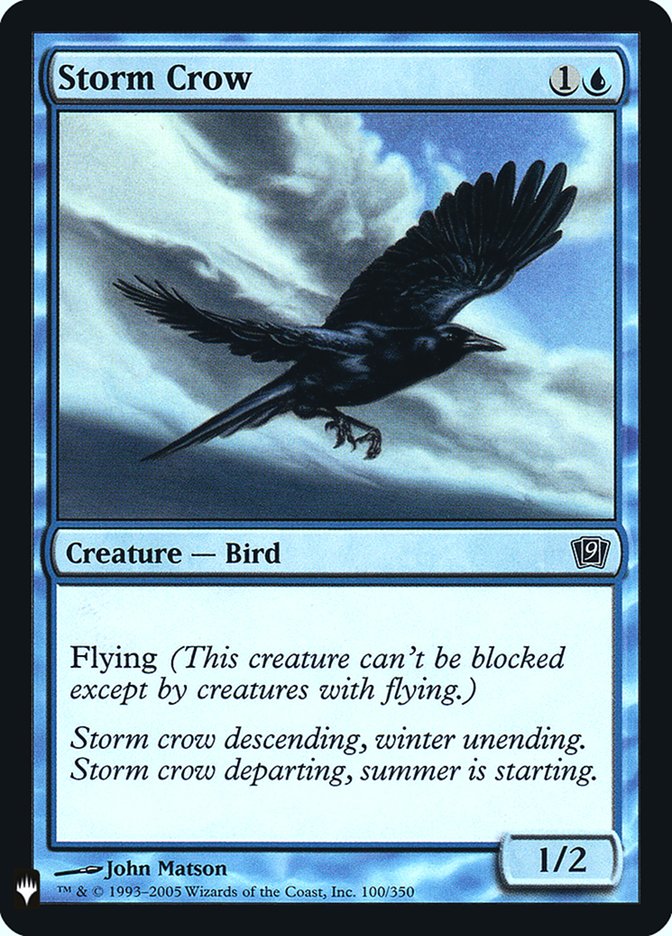 Storm Crow [Mystery Booster] | Deep Dive Games St. Marys