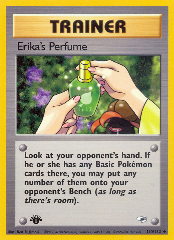 Erika's Perfume (110/132) [Gym Heroes 1st Edition] | Deep Dive Games St. Marys