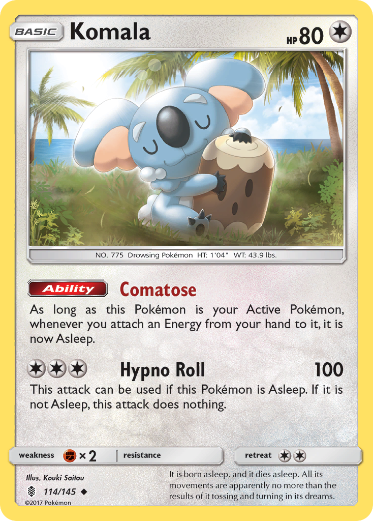 Komala (114/145) [Sun & Moon: Guardians Rising] | Deep Dive Games St. Marys