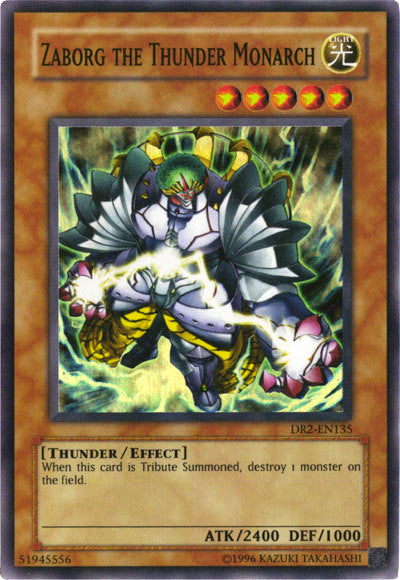 Zaborg the Thunder Monarch [DR2-EN135] Super Rare | Deep Dive Games St. Marys