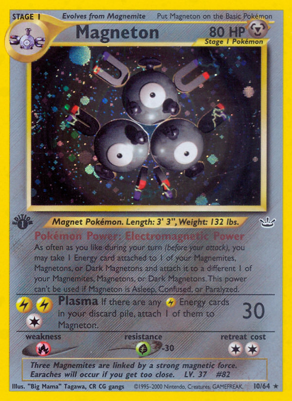 Magneton (10/64) [Neo Revelation 1st Edition] | Deep Dive Games St. Marys