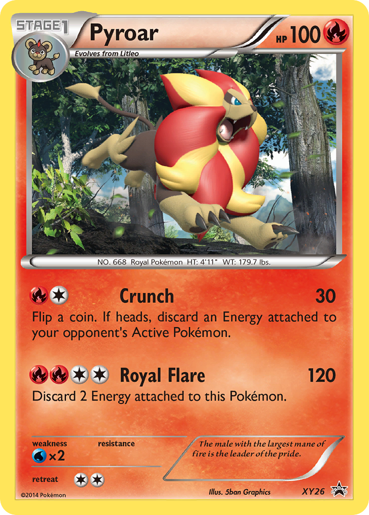 Pyroar (XY26) [XY: Black Star Promos] | Deep Dive Games St. Marys