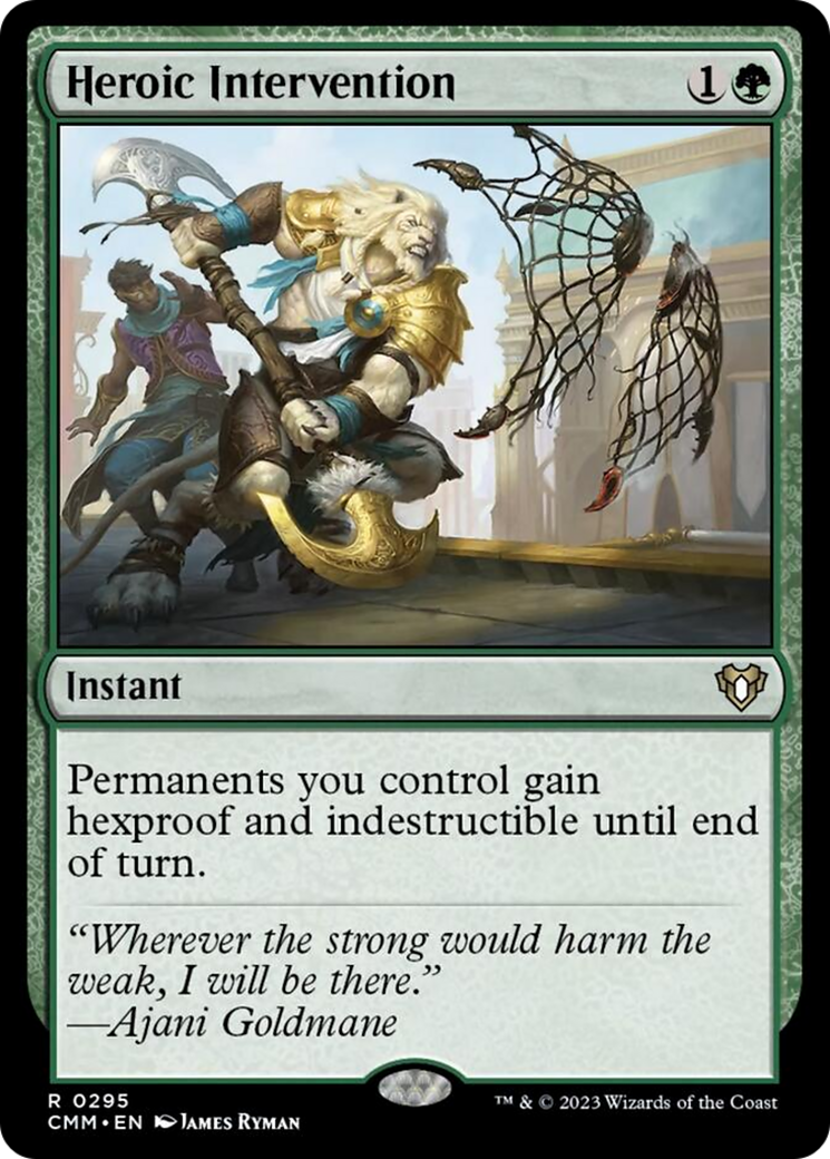 Heroic Intervention [Commander Masters] | Deep Dive Games St. Marys