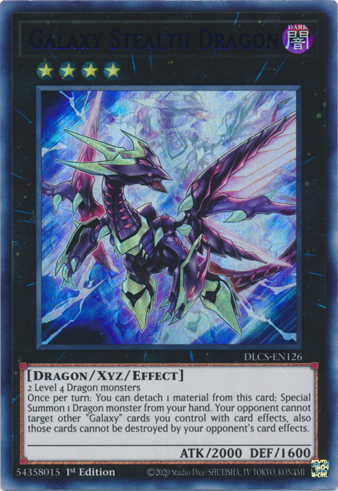 Galaxy Stealth Dragon (Blue) [DLCS-EN126] Ultra Rare | Deep Dive Games St. Marys