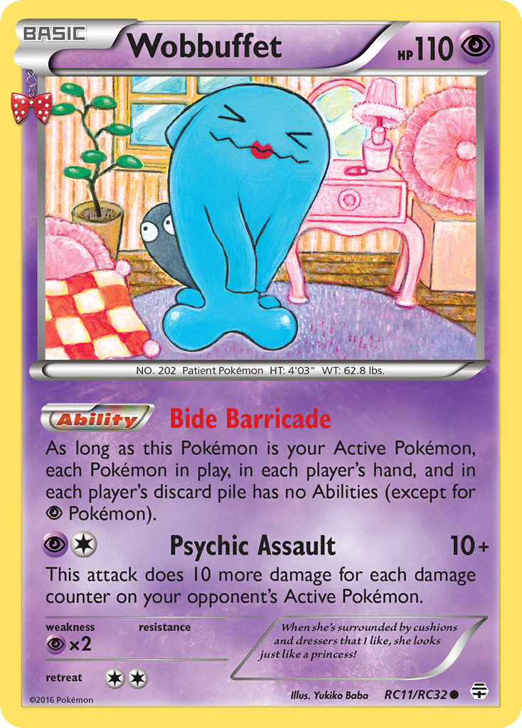 Wobbuffet (RC11/RC32) [XY: Generations] | Deep Dive Games St. Marys