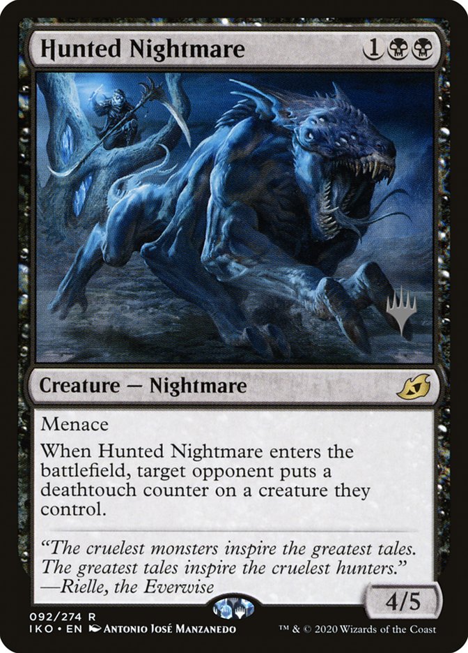 Hunted Nightmare (Promo Pack) [Ikoria: Lair of Behemoths Promos] | Deep Dive Games St. Marys