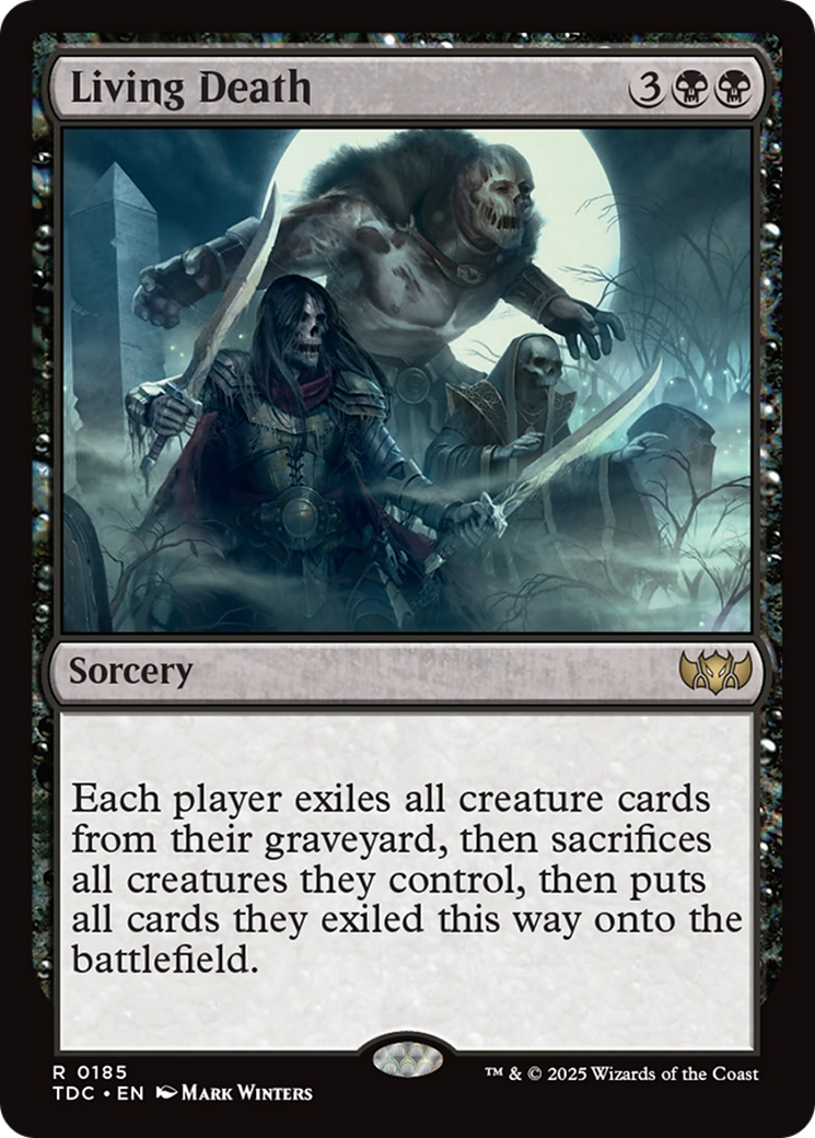 Living Death [Tarkir: Dragonstorm Commander] | Deep Dive Games St. Marys