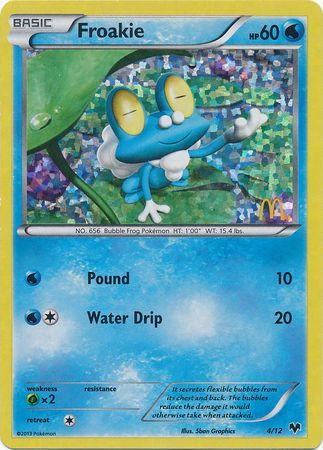 Froakie (4/12) [McDonald's Promos: 2014 Collection] | Deep Dive Games St. Marys