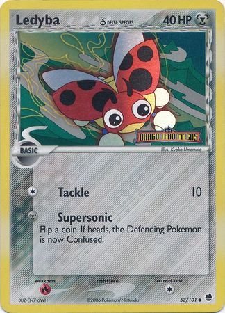 Ledyba (53/101) (Delta Species) (Stamped) [EX: Dragon Frontiers] | Deep Dive Games St. Marys