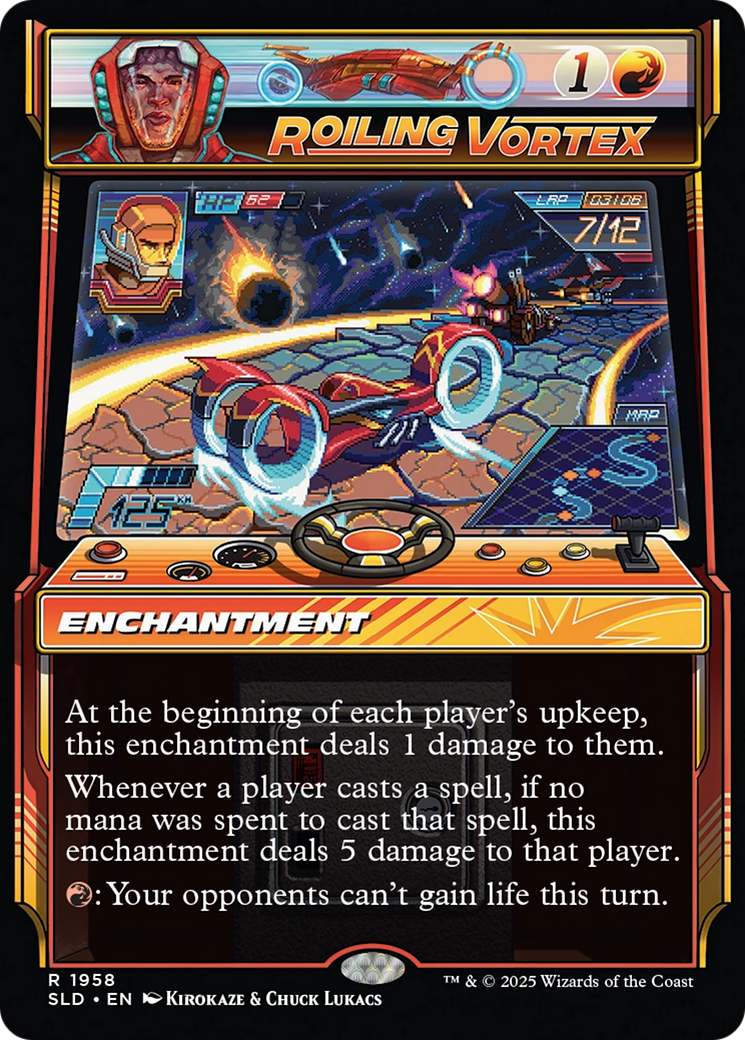 Roiling Vortex (Rainbow Foil) [Secret Lair Drop Series] | Deep Dive Games St. Marys