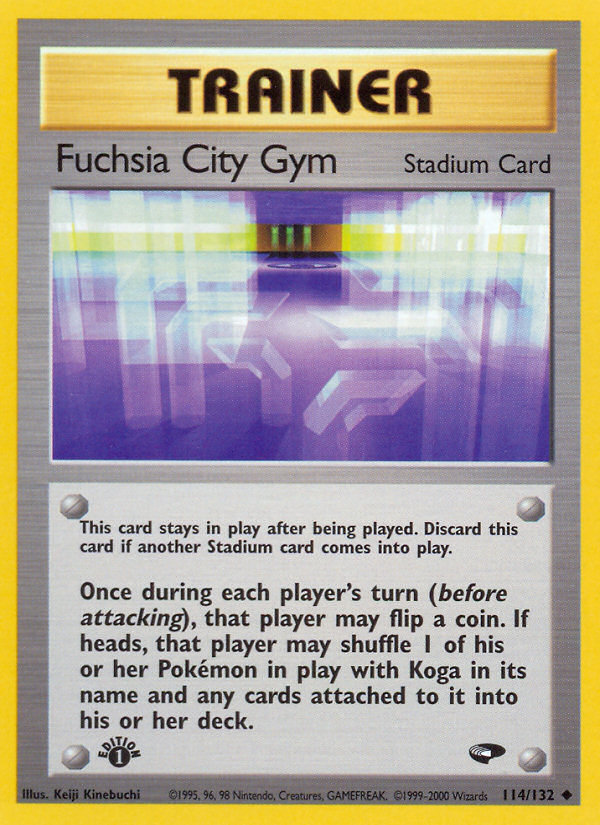 Fuchsia City Gym (114/132) [Gym Challenge 1st Edition] | Deep Dive Games St. Marys