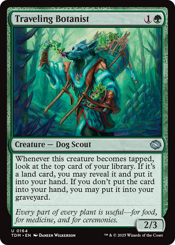 Traveling Botanist [Tarkir: Dragonstorm] | Deep Dive Games St. Marys