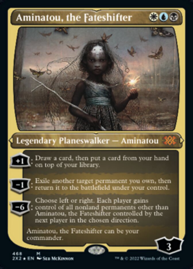 Aminatou, the Fateshifter (Foil Etched) [Double Masters 2022] | Deep Dive Games St. Marys