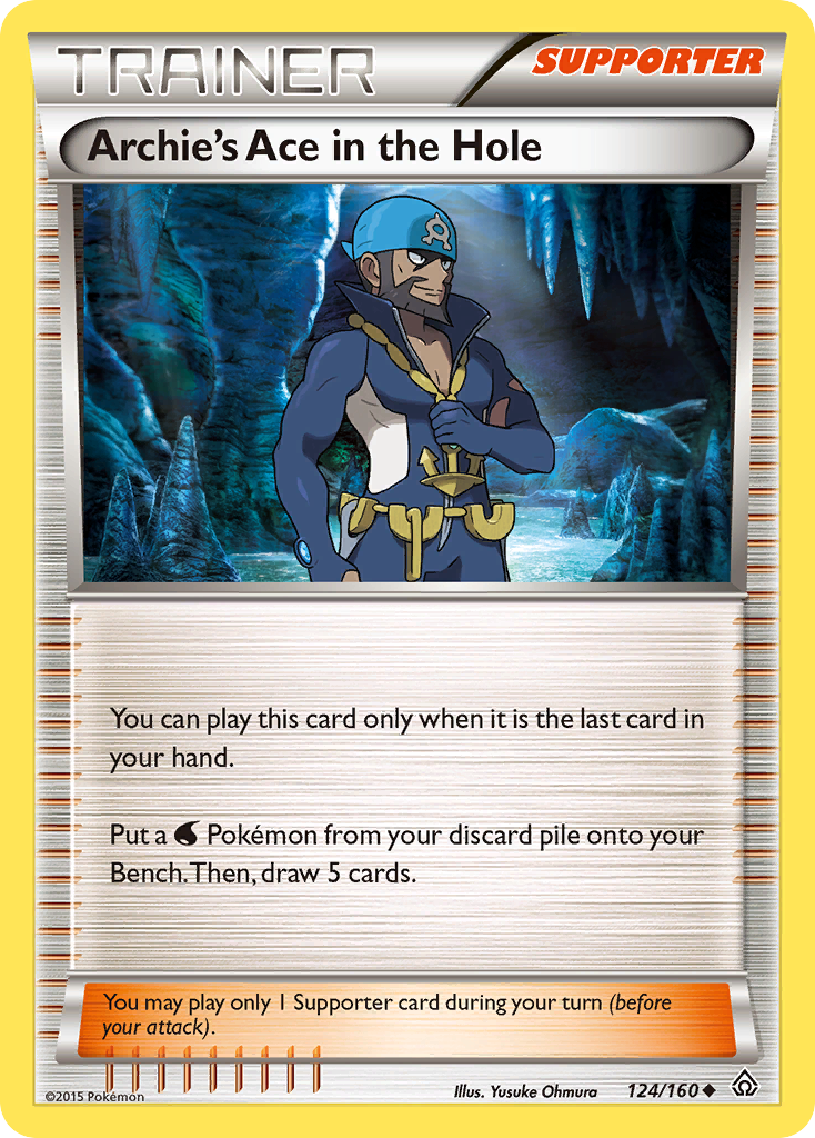 Archie's Ace in the Hole (124/160) [XY: Primal Clash] | Deep Dive Games St. Marys