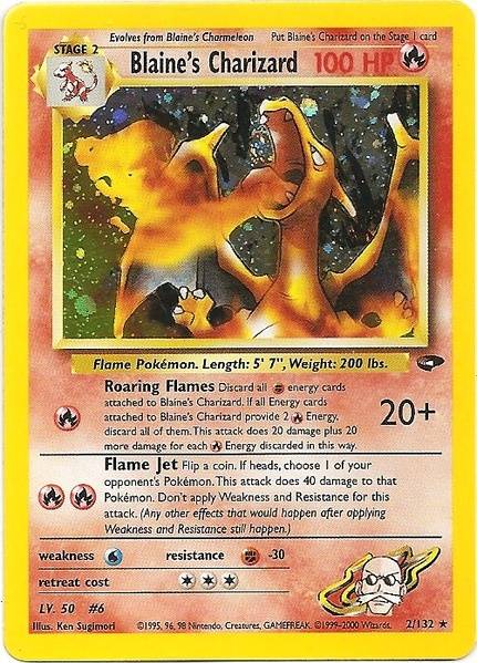 Blaine's Charizard (2/132) [Gym Challenge Unlimited] | Deep Dive Games St. Marys