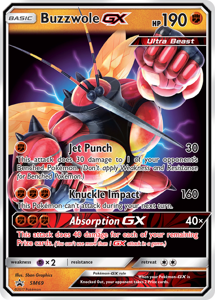 Buzzwole GX (SM69) [Sun & Moon: Black Star Promos] | Deep Dive Games St. Marys